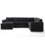 Canapé modulaire surdimensionné en U 110,75 po