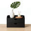 Organisateur de bureau en bois avec 2 tiroirs et tablette de rangement, petite armoire mignonne pour les fournitures de bureau, les cosmétiques et les accessoires de bureau, organisateur de table compact-441626408