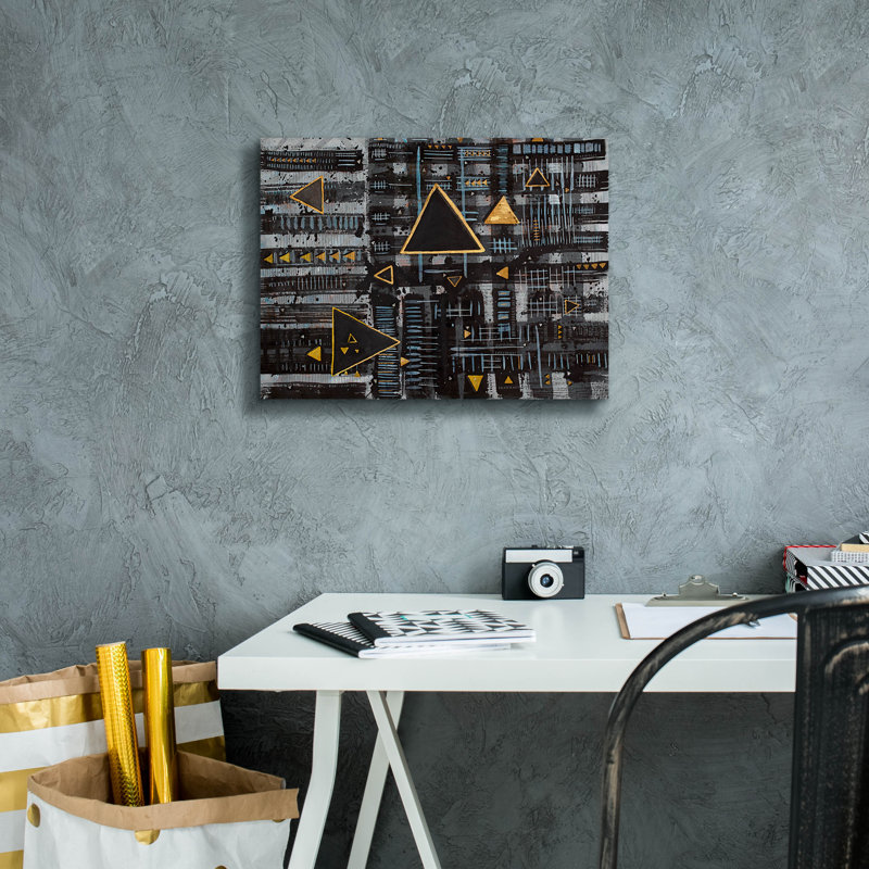 Epic Graffiti 'Intersection'  by Lori Arbel Canvas Wall Art, 16" x 12", 12" H x 16" W