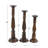 24'' H Solid Wood Tabletop Candlestick