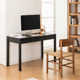 Kirisa 48" Solid Wood 2-Drawer Writing Desk