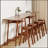 3 PCS Pub Dining Set Retro Bar Table Rubber Wood Stackable Backless High Stool for 2 with Shelf