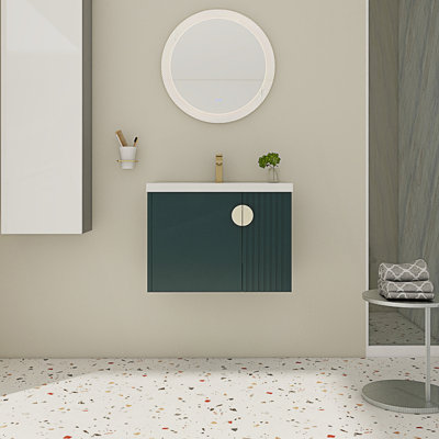 Meuble-lavabo avec lavabo en céramique