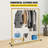 Hensius 61'' Metal Adjustable Clothing Rack