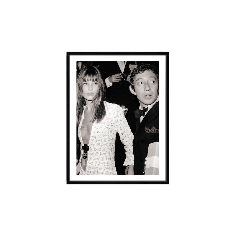 Jane And Serge - Print on Wood
