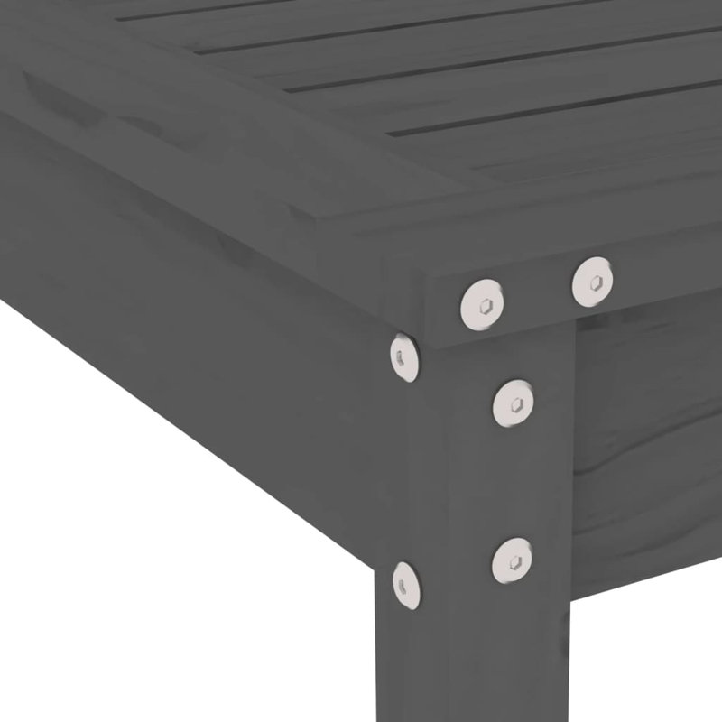 Arthemus 4 - Person Wood Patio Dining Set with Square Table, Grey