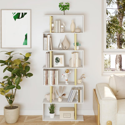 188cm H x 70cm W Geometric Bookcase