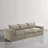 3 - Piece Upholstered Camel Chenille Modular Sectional Sofa with Cushion Back– Fully Compressed, No Assembly Required-899534324-904861535-904861474