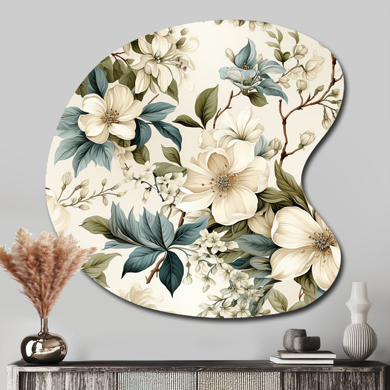 Art mural asymétrique Crofoot - Plantes, H 33 po x l 33 po