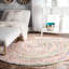 Coton abstrait tressé à la main | Tapis multicolore en jute-1138860687