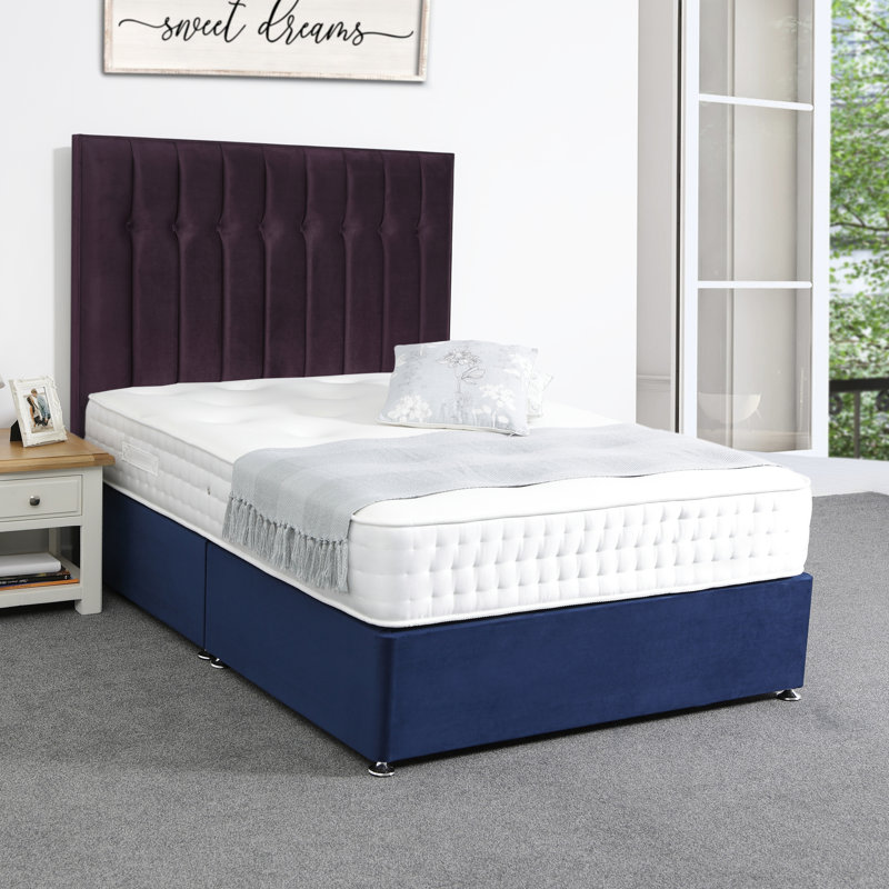 Robbins Upholstered Headboard, Kingsize (5'), Plush Plum, Velvet
