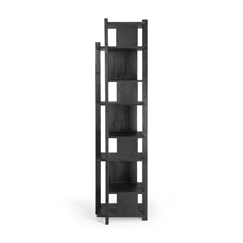Solid Wood Corner Bookcase