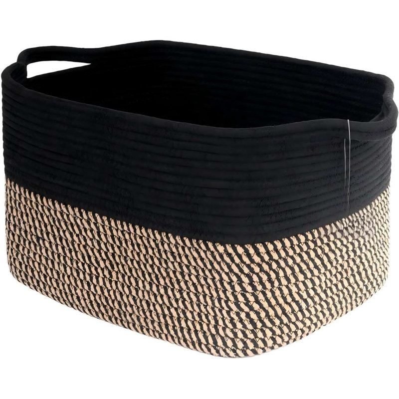 Bacs de rangement cubiques - Serviette, livre, tissu, chaussures, paniers tissés