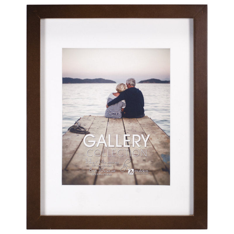 Nedelea Picture Frame with Mat, Brown