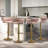 Ginko Modern Adjustable Bar Stools, Swivel Counter Stools with Upholstered Seat, Backrest, Footrest and Metal Frame for Kitchen and Home Bar -879564330-898201622-935555700