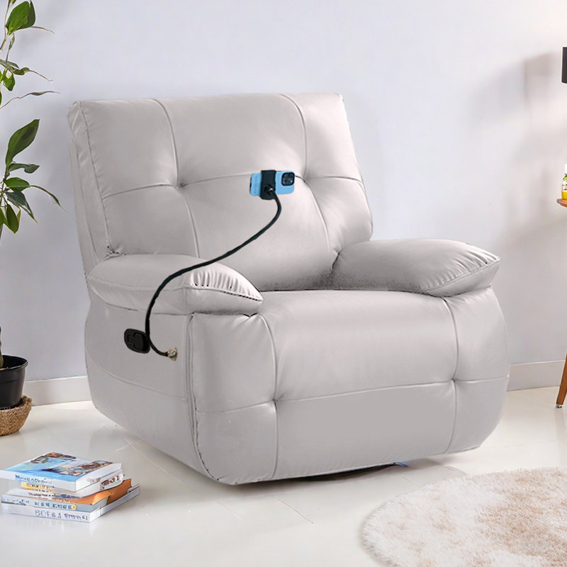 Fauteuil inclinable Quanetta, Beige gris