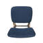De 2 tabourets de bar de style Mid-Century - Bleu foncé, bois avec pieds fins et fuselés, bois massif, élégant