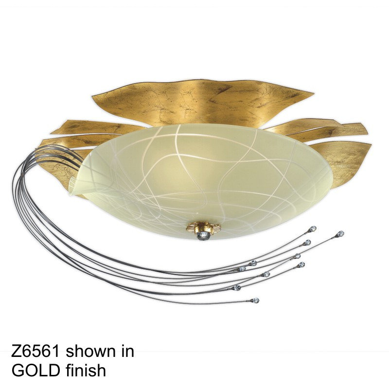 Niagara 3 - Light Flush Mount, Halogen T4/3 x 60W, Silver