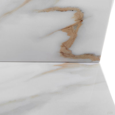 22 Inch Sidesplash , Bathroom Vanity Top with Backsplash ,4" Height Backsplash, for Vanity Top, Carrara white with veins