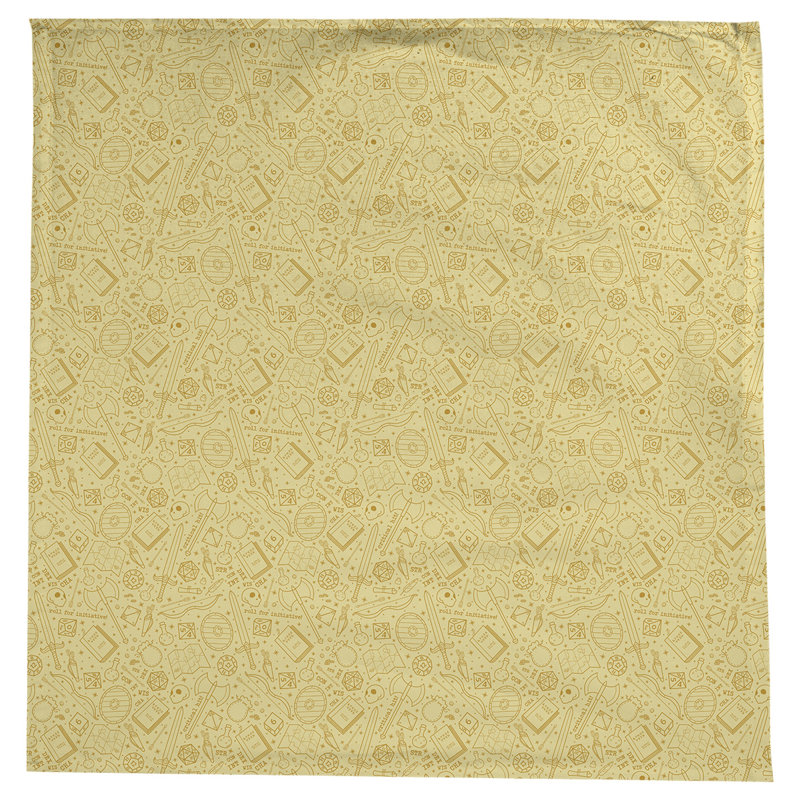 Nappe à motif rpg Leffel, Jaune