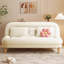 Coussin de canapé modulaire en polyester blanc crème-225892702