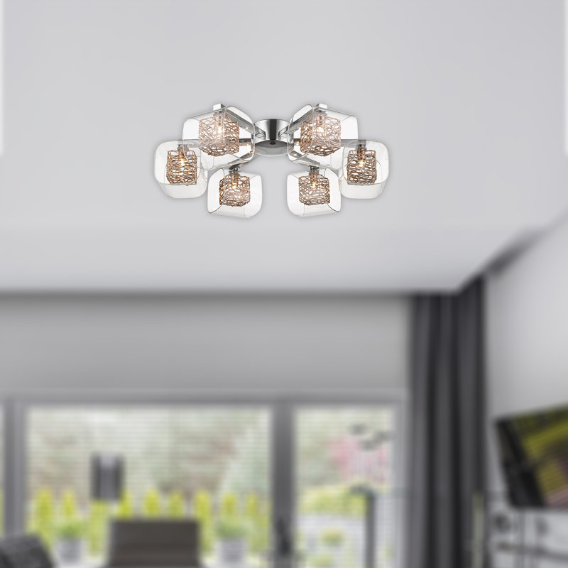 Kidsgrove Flush Mount, Copper