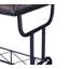 Industrial 2-Tier Bar Cart with Wheels-132777796