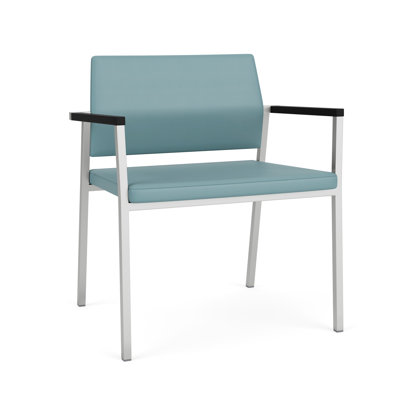 Avon Rx Healthcare Waiting Reception Wide Chair Upholstered Seat And Back Metal Frame