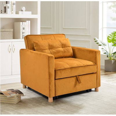 Mobarkar Velvet Accent Chair