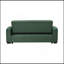 Canapé moderne convertible 75 po 3 en 1 avec lit escamotable pratique, dossier inclinable, porte-gobelets, coussins et poches, futon pour le salon-683460004