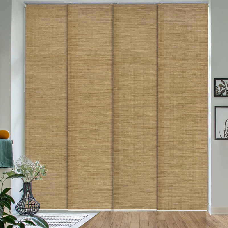 Semi Sheer Vertical Blind, Brown