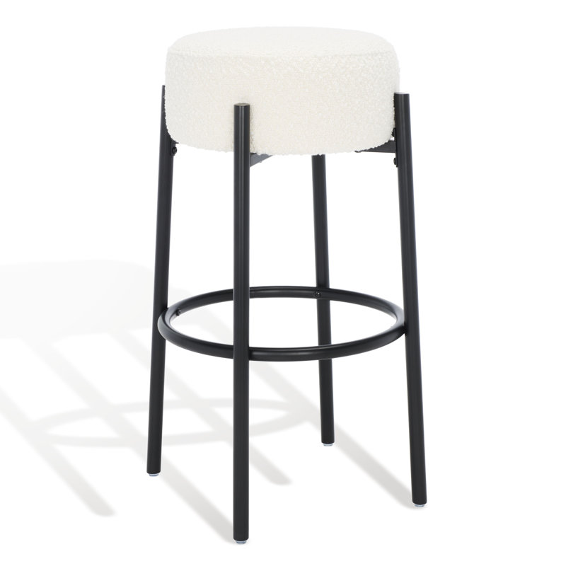 Tabouret Colombe, Tabouret de bar (siège d'une hauteur de 30 po), Bouclé ivoire