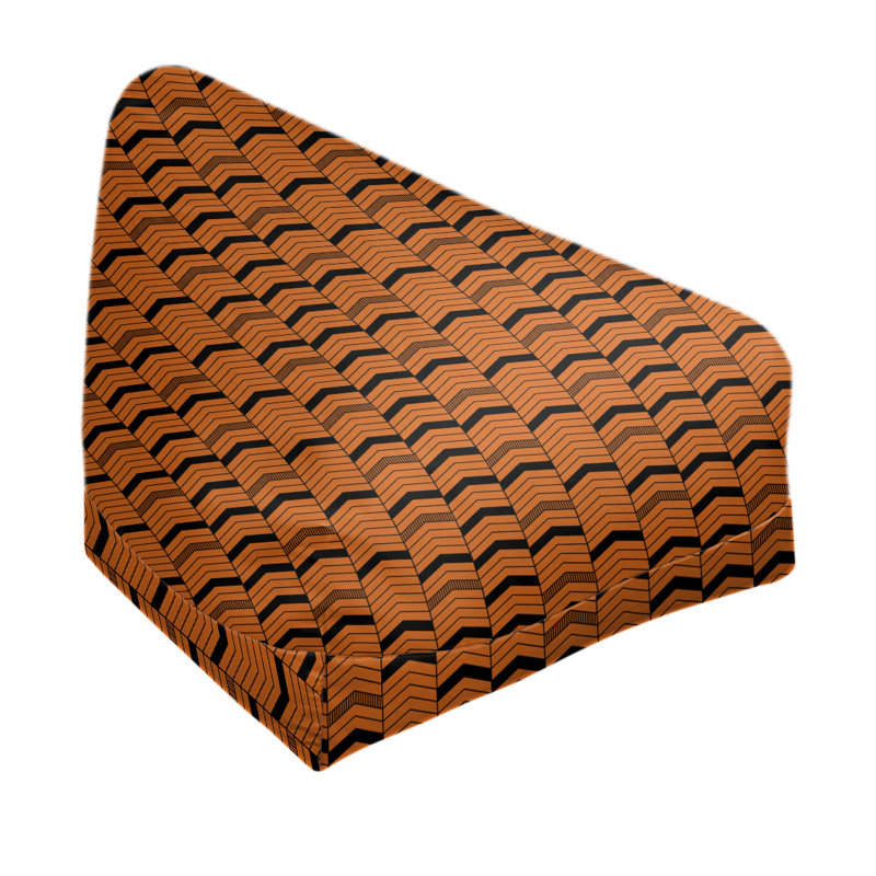 Fauteuil à billes standard &, Orange / Noir, H 25 po x l 27 po x P 30 po