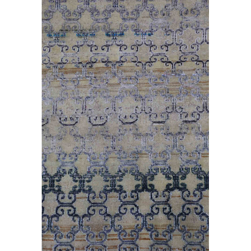 Silk Treasures Geometric Area Rug