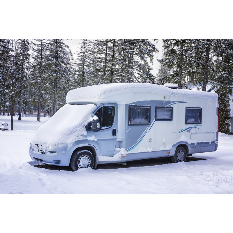 Vacations with Motor Home in Winter by Ewg3D, 24" H x 36" W