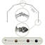 Ensemble de tringle à rideaux simple et quincaillerie à fenêtre de baie à 6 faces-938751096-853156062