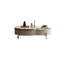 Table basse avec cuir de selle