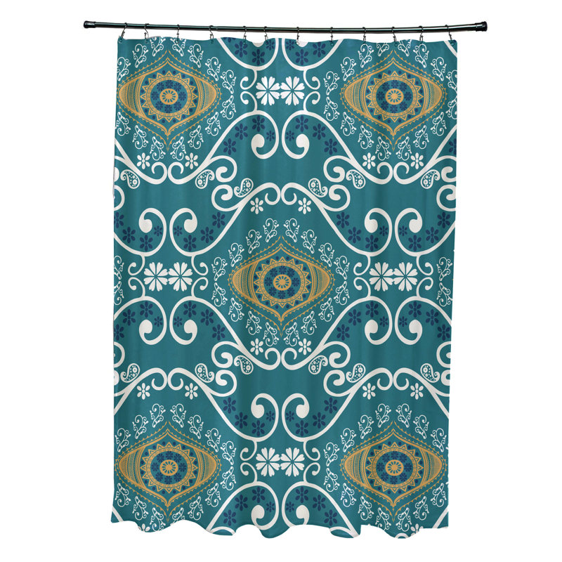 Rideau de douche Harrel, Bleu