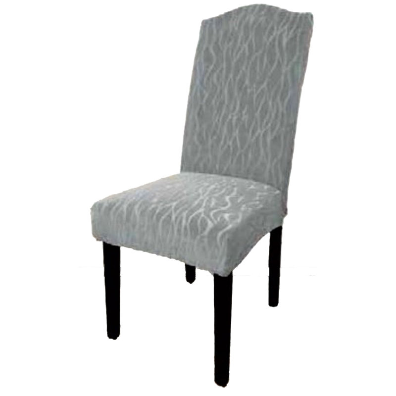 Housse extensible pour chaise de salle à manger ** Housse seulement **, Argent