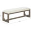 Banc en bois Doriella