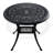 All-Weather Outdoor Cast Aluminum Dining  3, Black . Stylish Patterns, Build. To Wear And Tear. Comfortable Seating. Seats 2 3 With Black Finish. Elegant Construction. Weather , Fatigue Seats. Easy-1441974536