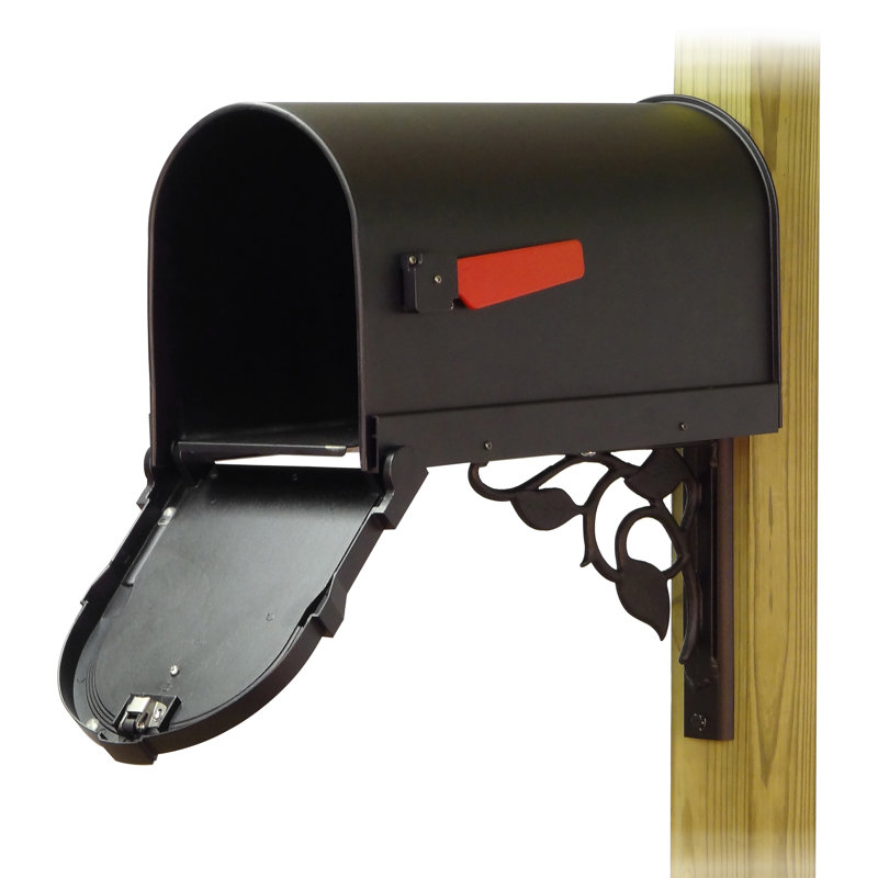 Savannah Aluminum Post Mounted Mailbox