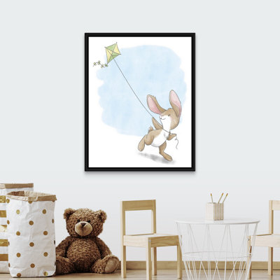 « flying a cerf », impression Little Bunny