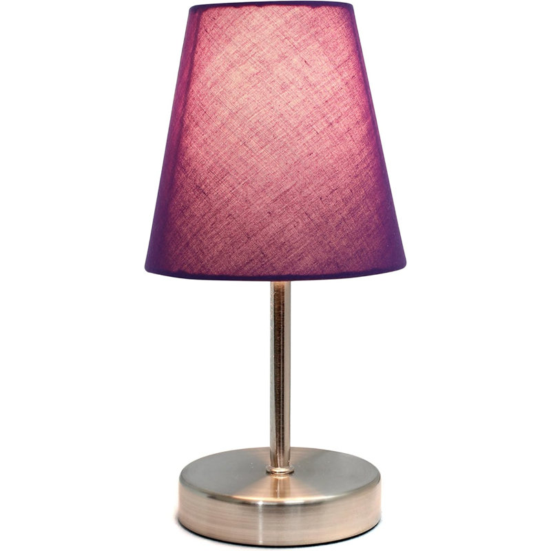 Lampe de table Degnan, Mauve