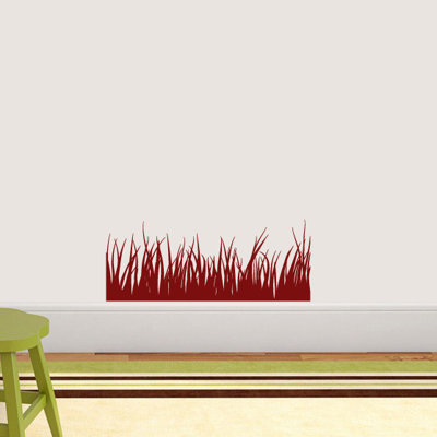 Adhésif décoratif herbe
