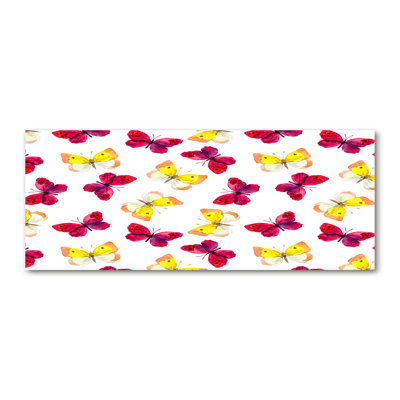 Butterflies And Flowers - Wrapped Canvas Print