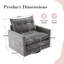 Fauteuil pivotant simple confortable-679086164