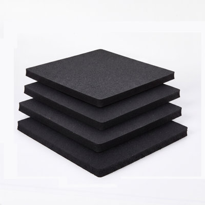 Patins de stabilisateurs pour VR, blocs de nivellement en caoutchouc robuste de 8,5 po et 12 po, surface texturée antidérapante, installation sans outil pour remorques et points de stabilisation de VR