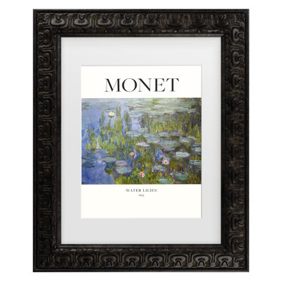 Œuvre encadrée «ologicologica »par Claude Monet