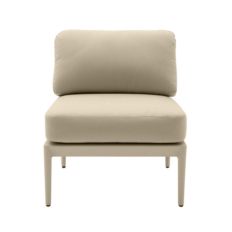 Fauteuil modulaire pour l'extérieur Idda, Taupe